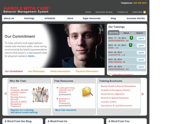 handlewithcare.com site used Hwc