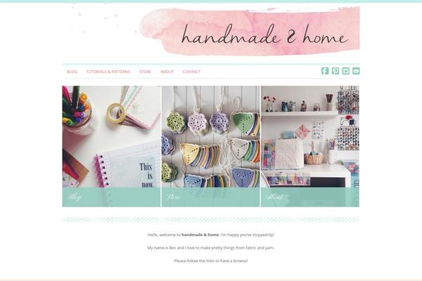 Chamomile theme site design template sample