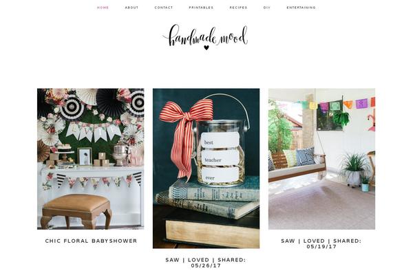 handmademood.com site used Dear-1.0.0