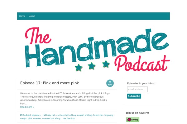 handmadepodcast.com site used The Box