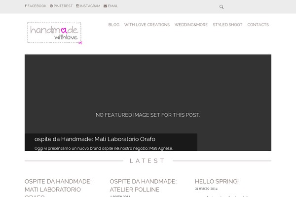 handmadewithlove.it site used Coeur