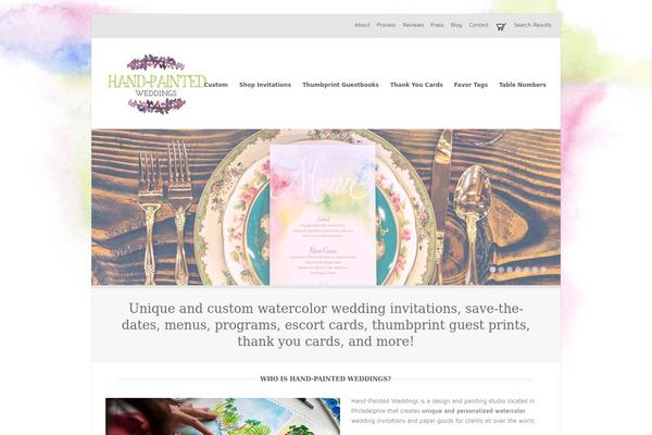 Gather theme site design template sample