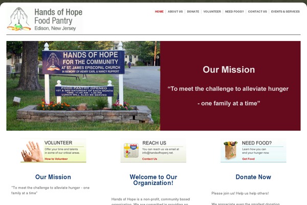 OnePress theme site design template sample