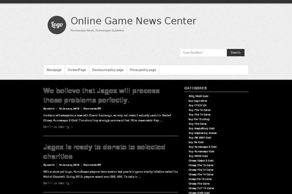 Simple Catch theme site design template sample