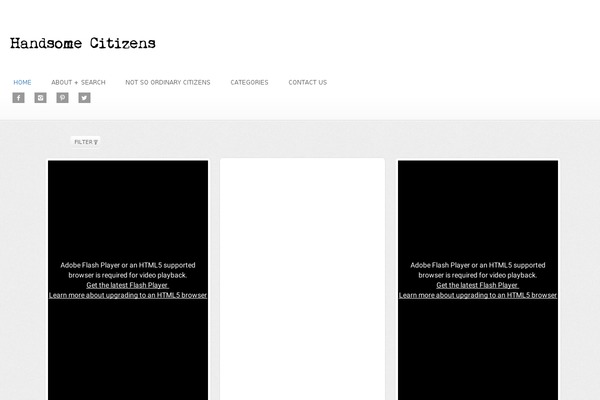 Shaken Grid Premium theme site design template sample