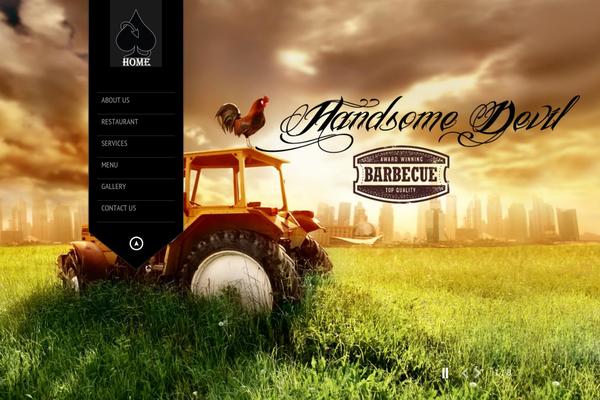 King Size theme site design template sample