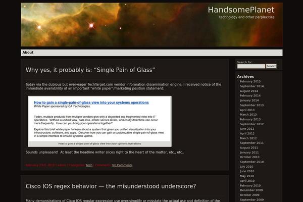 handsomeplanet.com site used Open Sourcerer