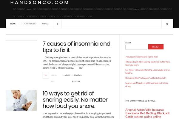JustWrite theme site design template sample