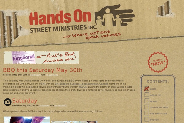 handsonministries.com site used Handson