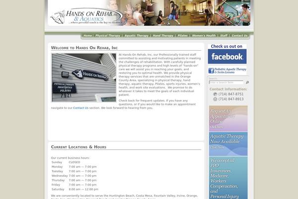 handsonrehab.com site used Handson