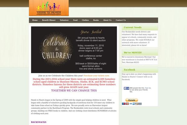 Outreach theme site design template sample