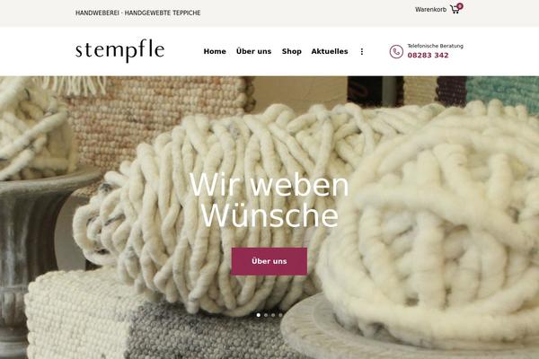 Mahogany theme site design template sample