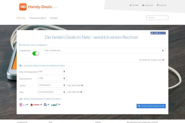 Handy theme websites examples