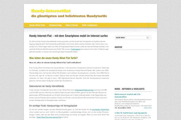 WordPress website example screenshot