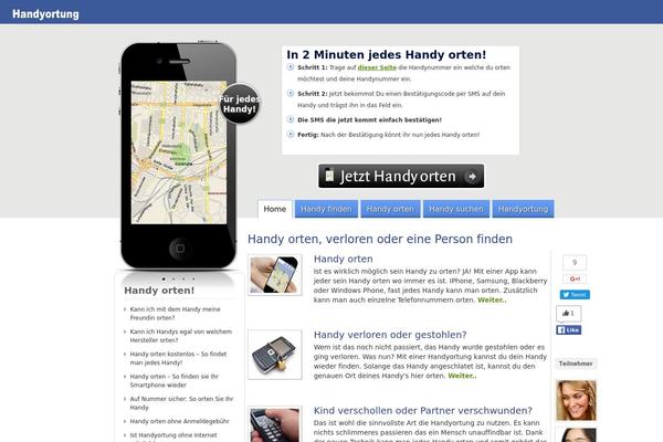 Iphone App theme site design template sample