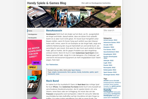 WP-Andreas01 theme site design template sample