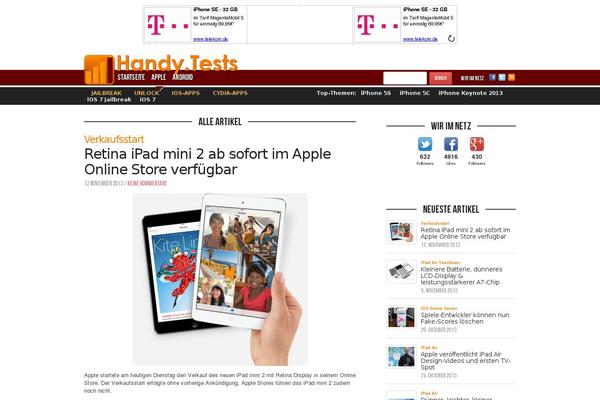 Site using AppStore Links plugin