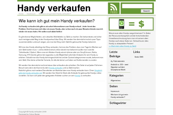 Simpleton theme site design template sample