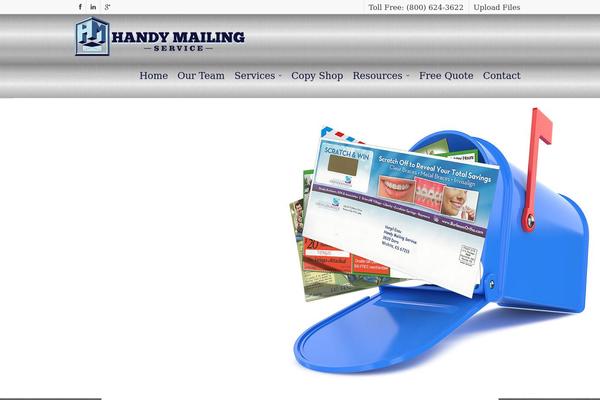 handymailing.com site used Salient
