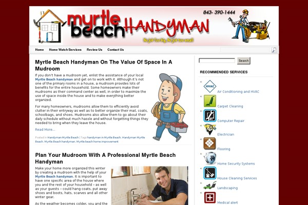 handymanmyrtlebeach.com site used Divihandymantheme