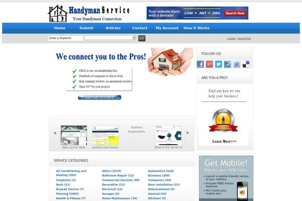 Directorypress theme site design template sample