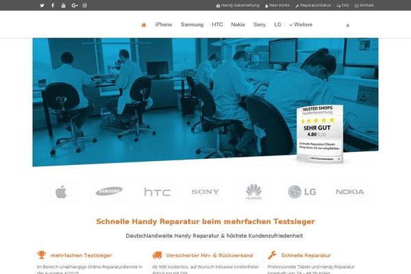 Site using Elementor plugin