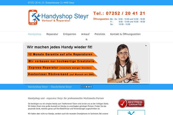 Avada theme site design template sample