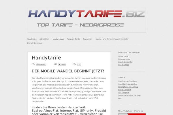 SemPress theme site design template sample