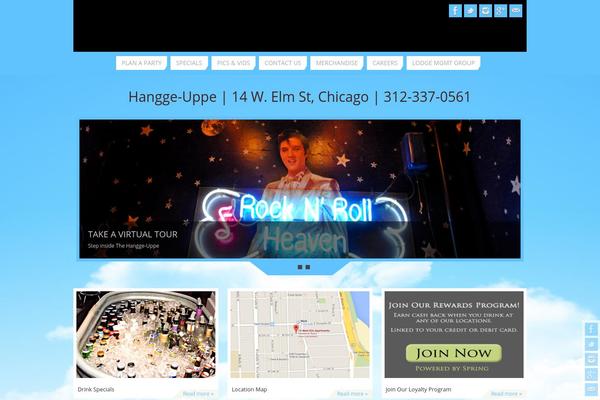 Parabola theme site design template sample