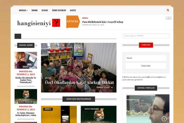 Gazeta theme site design template sample