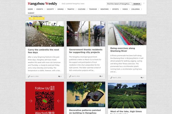 Gridler theme site design template sample