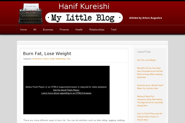 Nuntius theme site design template sample