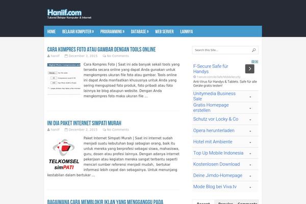 haniif.com site used Accentbox