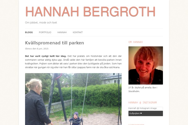 Personalblogily theme site design template sample