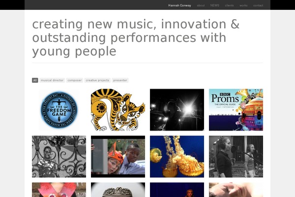 Reveal theme site design template sample