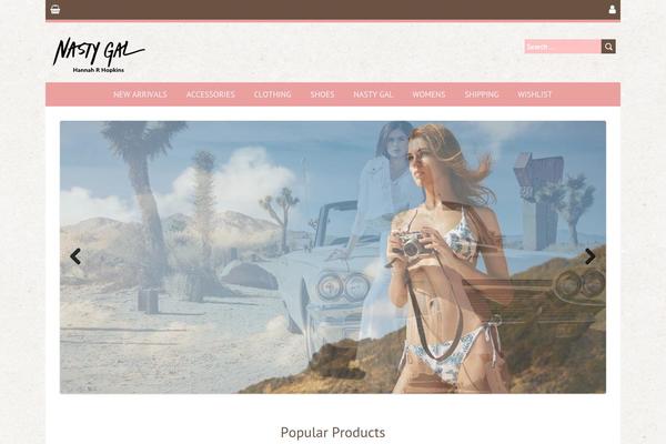 hannahrhopkins.com site used Chooko Lite