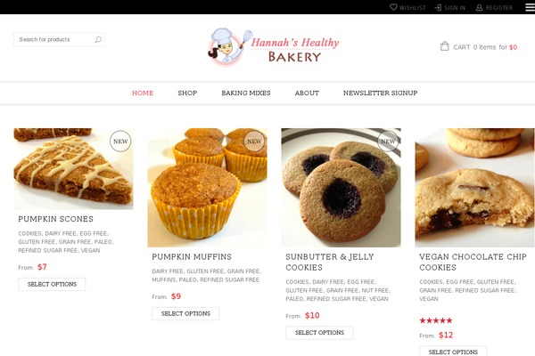 Legenda theme site design template sample