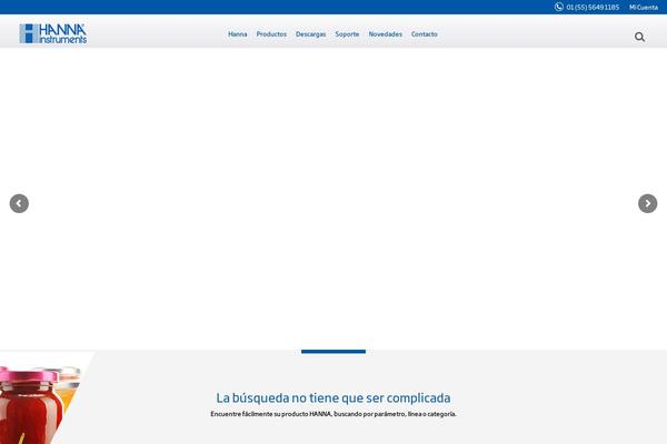 Hanna theme site design template sample