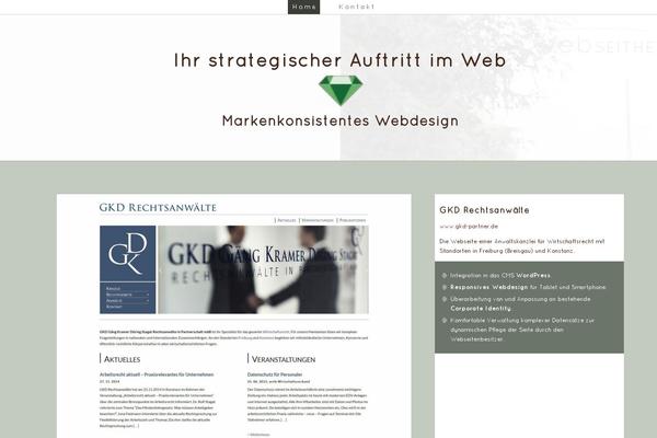 Dreamy theme site design template sample