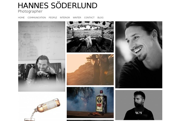 Gridly theme site design template sample