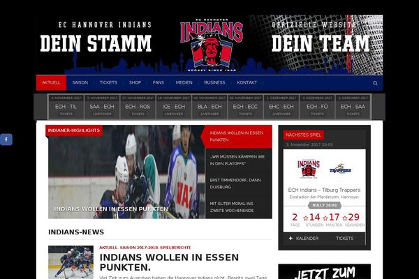 Site using The Social Links plugin