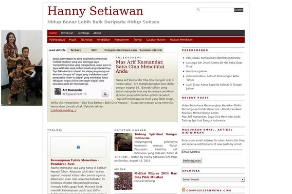 hannysetiawan.com site used Branfordmagazine Free