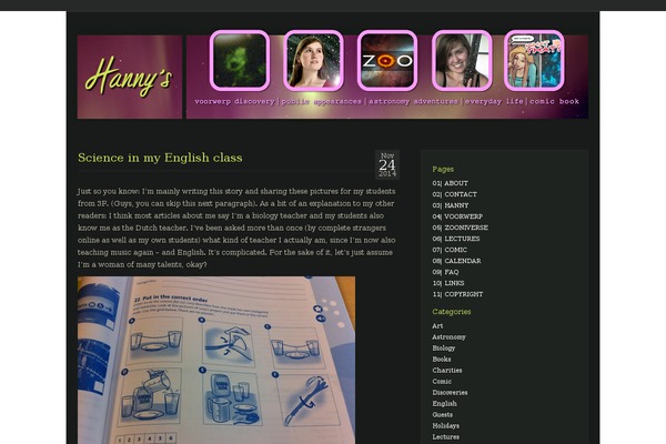 Aurora theme site design template sample