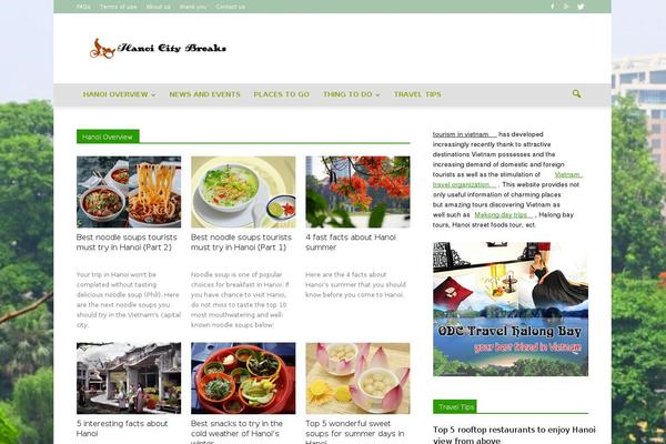 hanoicitybreaks.com site used 7gmtblog