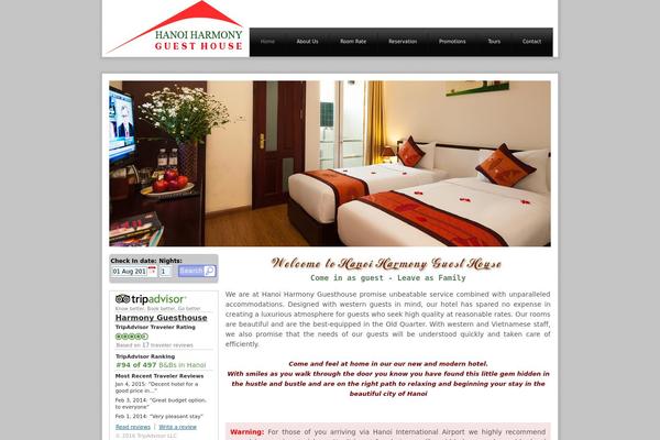 hanoiharmonyguesthouse.com site used Tasting