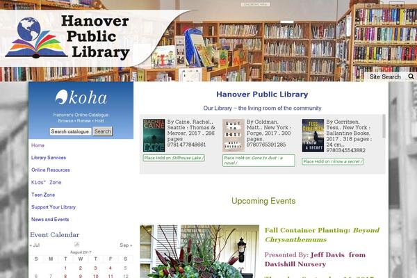 hanoverlibrary.ca site used Hanover