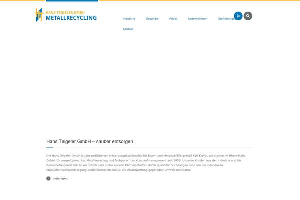 Site using Cool Timeline plugin