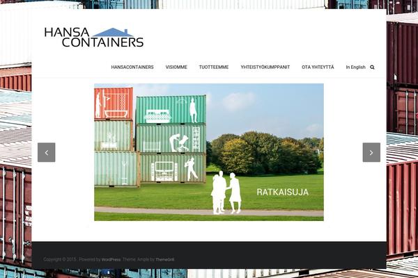 Ample theme site design template sample