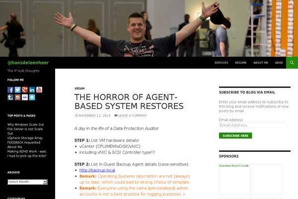 Twenty Fourteen theme site design template sample