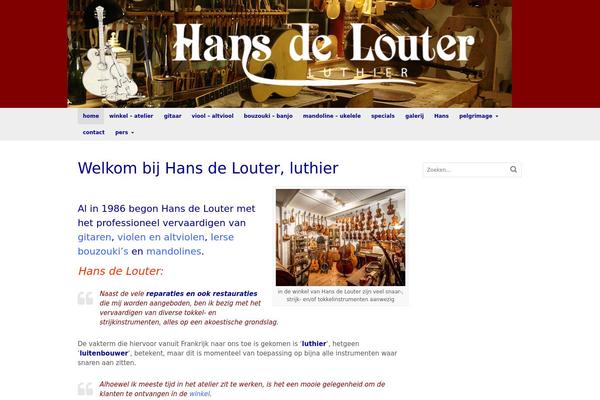 hansdelouter.nl site used Luthier